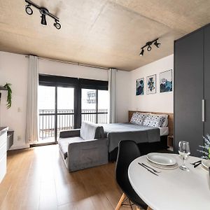 47 New Studio Next Paulista Av, Fast Wifi And Balcony